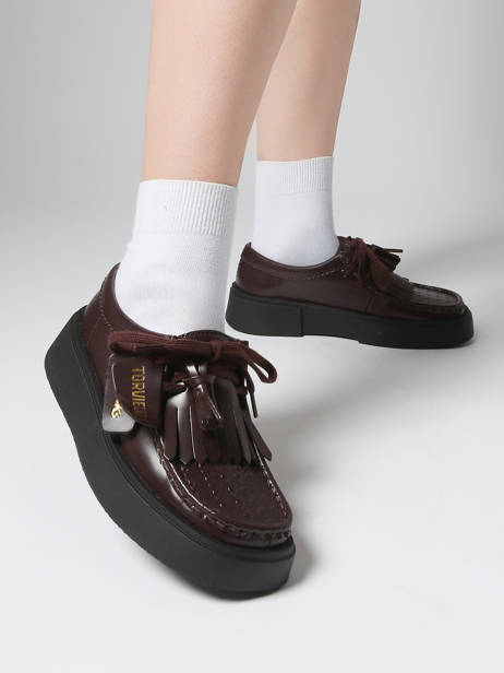 Derby Veterschoenen Torview Uit Leder Clarks Bruin women 26184948 ander zicht 1